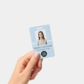 Aangepaste foto, streepjescode, Logo, naam Badge (Handheld)
