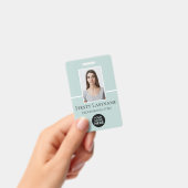 Aangepaste foto, streepjescode, Logo, naam Badge (Handheld)