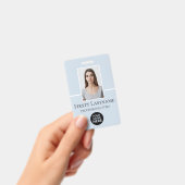 Aangepaste foto, streepjescode, Logo, naam Badge (Handheld)