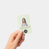 Aangepaste foto, streepjescode, Logo, naam Badge (Handheld)