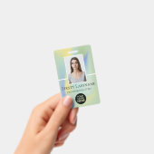 Aangepaste foto, streepjescode, Logo, naam Badge (Handheld)