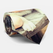 Aangepaste foto stropdas (Opgerold)