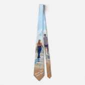 Aangepaste foto-Stropdas Gift je foto's en tekst Stropdas (Voorkant)
