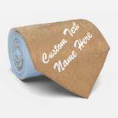 Aangepaste foto-Stropdas Gift je foto's en tekst Stropdas (Opgerold)