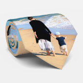 Aangepaste foto Stropdas jouw ontwerp met supermam (Opgerold)