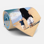 Aangepaste foto-Stropdas Stropdas (Opgerold)