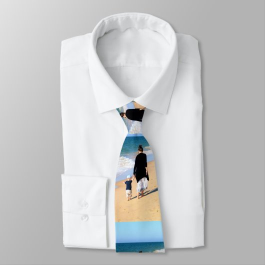 Aangepaste foto-Stropdas Uw ontwerp met Supermama Stropdas (Gebonden)