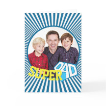 Aangepaste foto Super Dad Comic