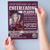 Aangepaste foto, supertoonaangevende klassen flyer (Hand)