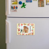 Aangepaste foto Sweet Santa Gingerbread House Magneet