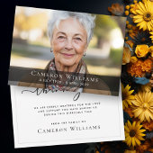 Aangepaste foto sympathie rouwverwerking dank u ka bedankkaart