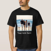 aangepaste foto  t-shirt (Voorkant)