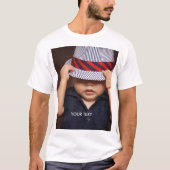 Aangepaste foto t-shirt (Voorkant)