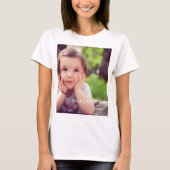 Aangepaste foto T-Shirt (Voorkant)