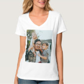 Aangepaste foto t-shirt (Voorkant)