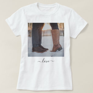 Aangepaste foto T-Shirt je romantische foto's cade
