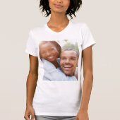 Aangepaste foto T-shirt met je foto's (Voorkant)