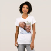 Aangepaste foto T-shirt met je foto's (Voorkant volledig)