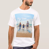 Aangepaste foto T-shirt - Uw ontwerp - Vakantie (Voorkant)