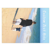 Aangepaste foto tafelkleed met uw foto's en tekst (Voorkant (Horizontaal))