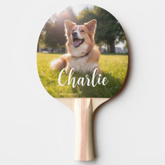 Aangepaste foto tafeltennisbatje (Achterkant)