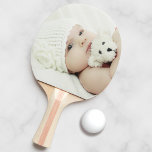 Aangepaste foto tafeltennisbatje<br><div class="desc">Creëer een persoonlijke foto met je eigen foto, van je geliefde familieffoto tot je schattige huisfoto, om je design uniek te maken. Ideaal geschenk voor speciale gelegenheden om je geliefden te laten glimlachen. Opmerking: de foto die op dit product wordt weergegeven, is alleen steekproeffoto voor presentatiedoeleinden. Vervang de foto door...</div>