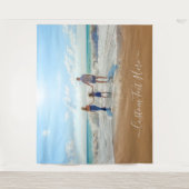 Aangepaste foto Tapestry Gift Uw foto's en tekst Wandkleed (Voorkant)