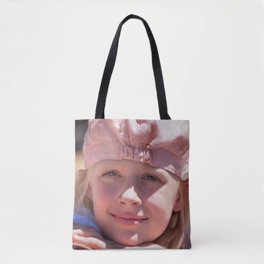 AANGEPASTE FOTO-TAS TOTE BAG (Voorkant)