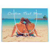 Aangepaste foto-tekentafag je Romantische foto's Groot Cadeauzakje (Voorkant)