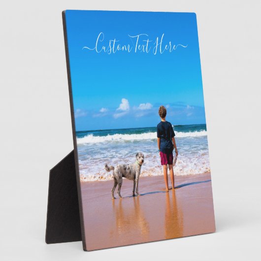 Aangepaste foto-tekentafel Je foto's van huisdiere Fotoplaat (Zijkant)