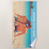 Aangepaste foto-tekentafel voor handdoek voor uw l (Voorkant)