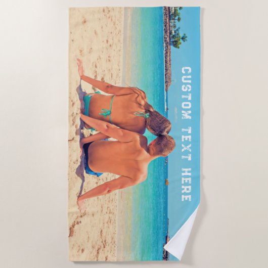 Aangepaste foto-tekentafel voor handdoek voor uw l (Voorkant)