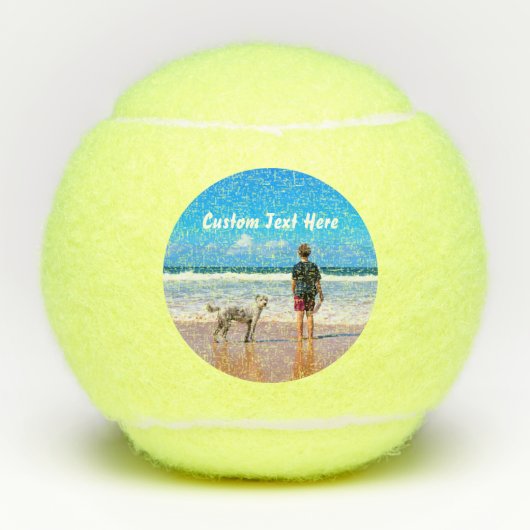Aangepaste foto-tekentennis laat je foto-tekentafe tennisballen (Voorkant)