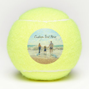 Aangepaste foto-tekentennis maakt uw familieontwer tennisballen