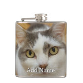 Aangepaste foto-tekst Aangepaste foto-tekst Heupfles (Voorkant)