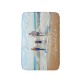 Aangepaste foto tekst badmat uw eigen ontwerp (Voorkant Verticaal)