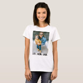 Aangepaste foto & tekst - Beste moeder ooit T-shirt (Voorkant volledig)