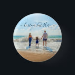 Aangepaste foto-tekst Button Foto's van je familie<br><div class="desc">Aangepaste foto en tekst Buttonnen - Unique Your Own Design - Gepersonaliseerde familie / vrienden of persoonlijke cadeau - Voeg Jouw tekst en foto toe - Formaat wijzigen en verplaatsen met aanpassingstool! Veel succes - wees gelukkig :)</div>