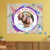 Aangepaste foto tekst canvasprint volledig aanpasb canvas afdruk (Insitu (Woonkamer))