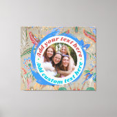 Aangepaste foto tekst canvasprint volledig bewerkb canvas afdruk (Voorkant)