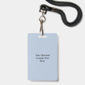 Aangepaste foto, tekst en kleur badge (Achterkant met lanyard)