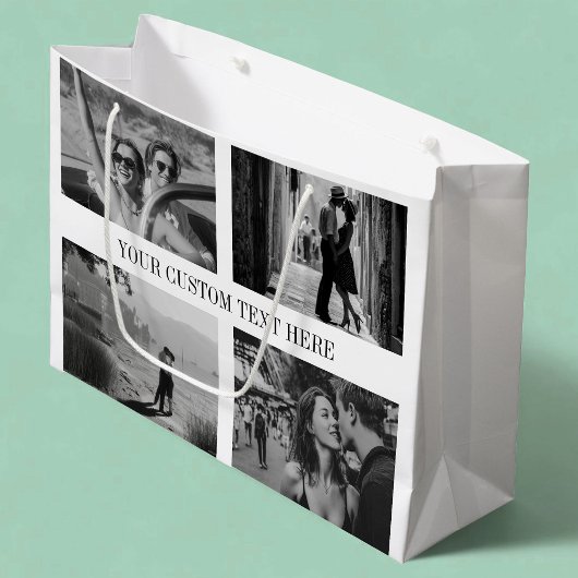 Aangepaste foto, tekst en kleur bruiloft Afstudere Groot Cadeauzakje