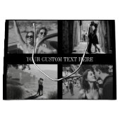 Aangepaste foto, tekst en kleur bruiloft Afstudere Groot Cadeauzakje (Voorkant)