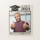 Aangepaste foto, tekst en kleur legpuzzel (Verticaal)