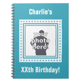 AANGEPASTE FOTO, TEKST EN KLEUR notitieboek