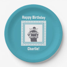 AANGEPASTE FOTO, TEKST EN KLEURpapier borden