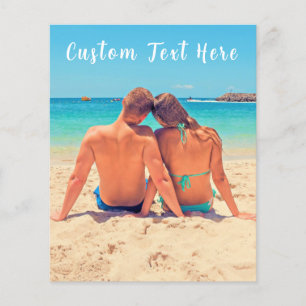 Aangepaste foto tekst flyer Uw eigen ontwerp - Kop