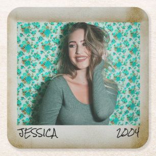 Aangepaste Foto & Tekst, Foto Lijst Kartonnen Onderzetters