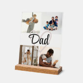 Aangepaste Foto & Tekst – Gepersonaliseerde Vaderd Acryl Bord (Hoek)