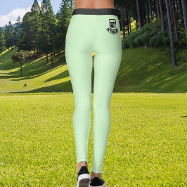 Aangepaste foto tekst groene zwarte strepen kat mo leggings